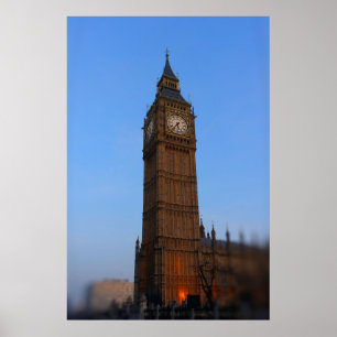 Big Ben no Sunset - Poster de Londres