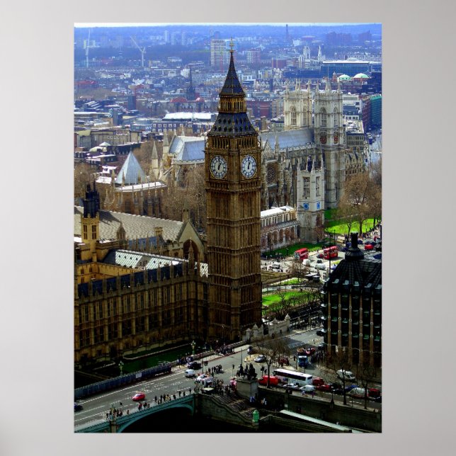 Big Ben, Poster de Londres (Frente)