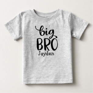 Big Bro T-Shirt Grande Irmão Personalizado com Nom