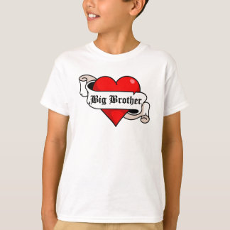 Big brother - t-shirt do coração de Tatto