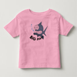 Big Fish - Camiseta de Jersey Fina para Criança