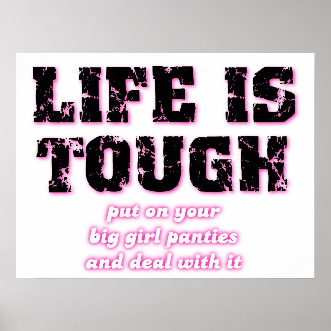 Big Girl Panties Engraçado Poster (Frente)