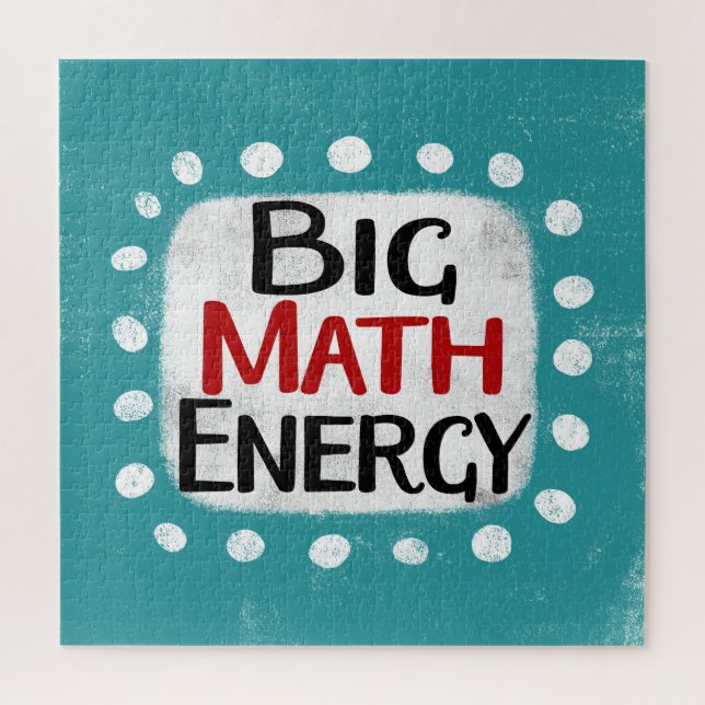 Big Math Energy Jigsee Quebra-cabeça (Vertical)