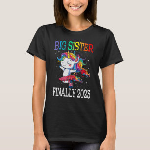 Big Sister Finalmente Camisa Unicórn 2023 para Gar