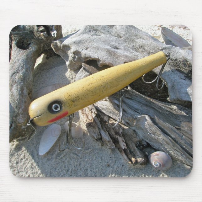 Big Snook Vintage Lure Mousepad (Frente)