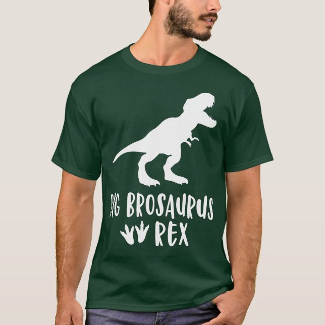 Bigbrosaurus Camisetas engraçadas Big Rex Dinossau (Frente)