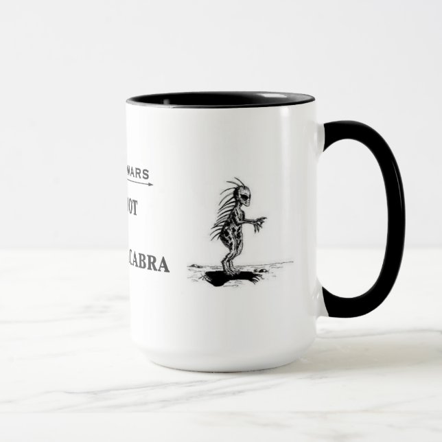 "Bigfoot contra caneca do Chupacabra do EL" (Direita)