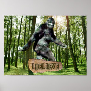 Bigfoot eu acredito o impressão