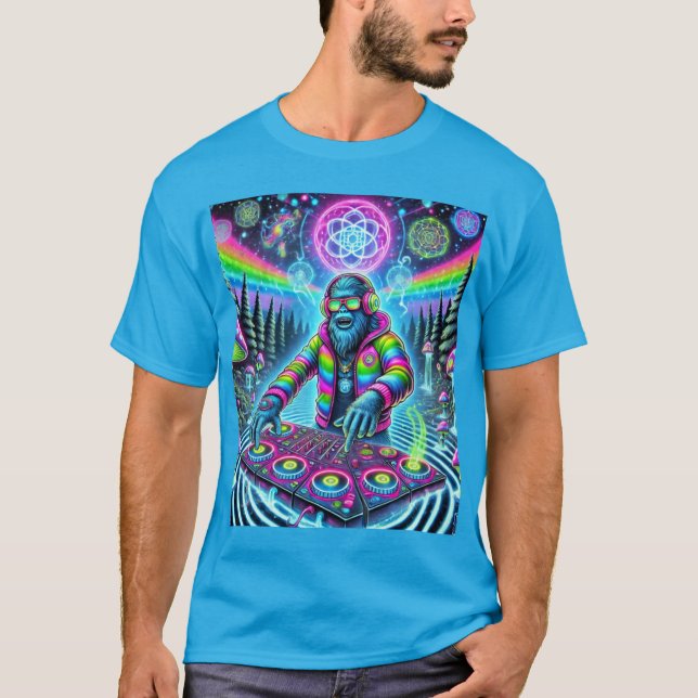 Bigfoot Levantou T-shirt! Camiseta (Frente)