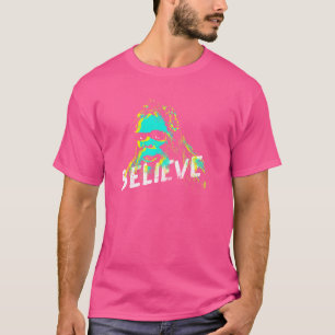 Bigfoot/Sasquatch acredita o t-shirt