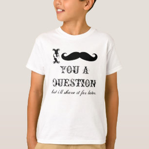 Bigode das camisetas engraçadas   I você uma