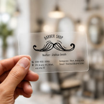 Bigode desenhado à mão único transparente