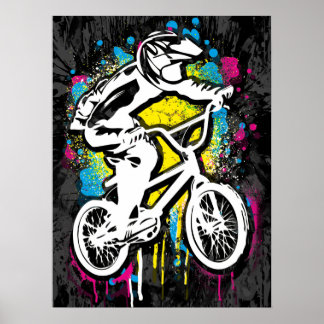 Bike Clássico Bmx - Impressão Bmx Freestyle Bmx