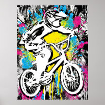 Bike Clássico Bmx - Impressão Bmx Freestyle Bmx