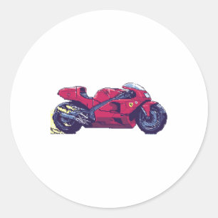 Bike do conceito Ferrari - Adesivo de arte em pixe
