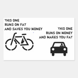 Bike vs. Autocolante