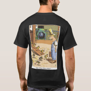 Biker Pintinhos camiseta preta de volta