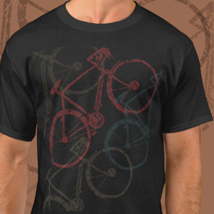 Bikes sobrepostos. Opacity Bicicletas T-Shirt