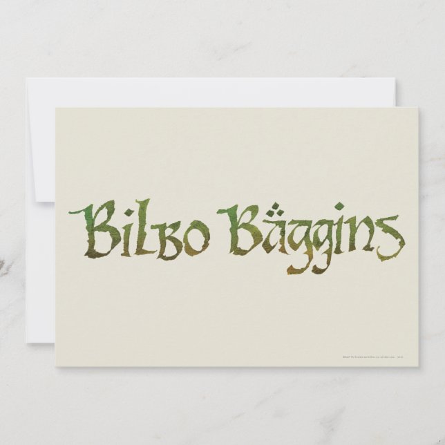 BILBO BAGGINS™ Texturizado (Frente)