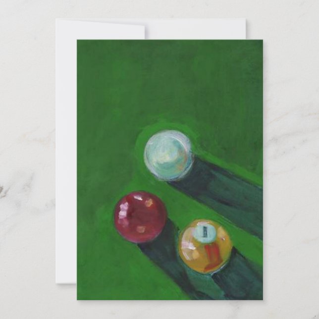 BILHARES ~ CONVITE DE FESTAS PISCINA ~EZ PARA PERS (Frente)