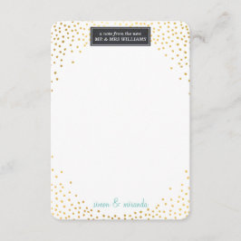 BILHETE DE AGRADECIMENTO CASAMENTO hortelã mini co