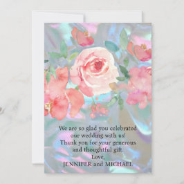Bilhete de Agradecimento de Casamento