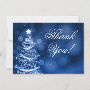 Bilhete de Agradecimento de Casamento de Natal Ter