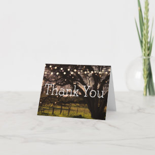Bilhete de agradecimento Garden Sparkle