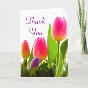 Bilhete de Agradecimento Tulipa