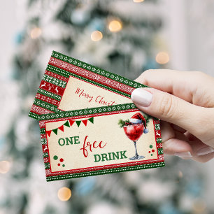 Bilhete de Ingresso para Festa de Natal com Suéter