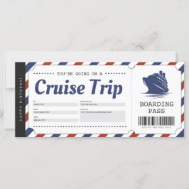 Bilhete de Passagem de Embarque de Cruzeiro