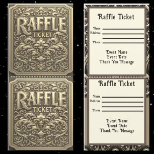 Bilhete de Raffle Dourado