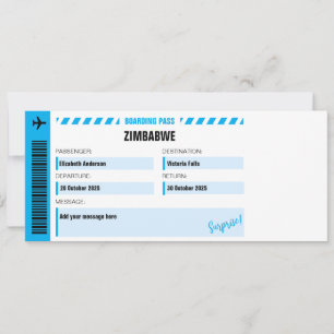 Bilhete de Viagem Surpresa Victoria Falls