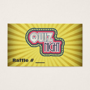 Bilhete do Raffle do partido da trivialidade da