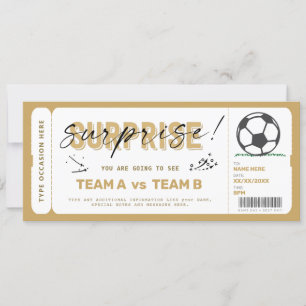 Bilhete Falsa de Jogo de Futebol - Oferta de Vouch