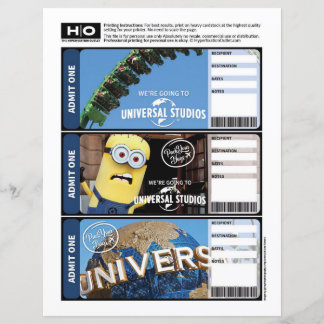 Bilhete Universal para Viagem e Eventos