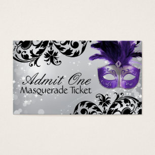 Bilhetes da admissão do mascarada