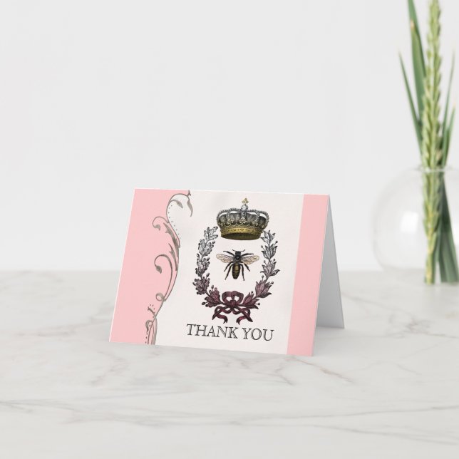 Bilhetes de Agradecimento - Casamento Real da Rain (Frente)