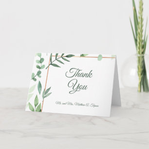 Bilhetes de Agradecimento Jardim Verde
