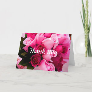 Bilhetes de Agradecimento Rosa Rosa