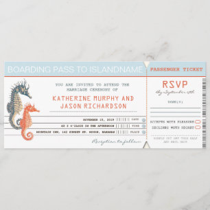 bilhetes de passagem de convite para casamento