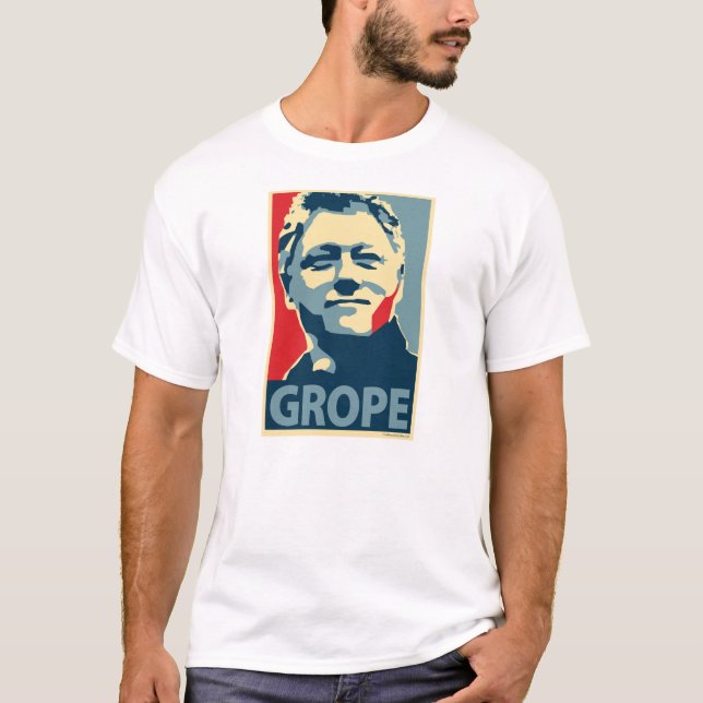 Bill Clinton - Grope: T-shirt de OHP (Frente)