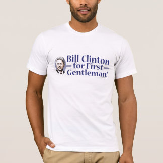 Bill Clinton para a primeira camisa do cavalheiro