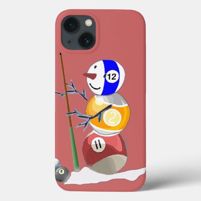 Billiard Ball Snowman (Verso)