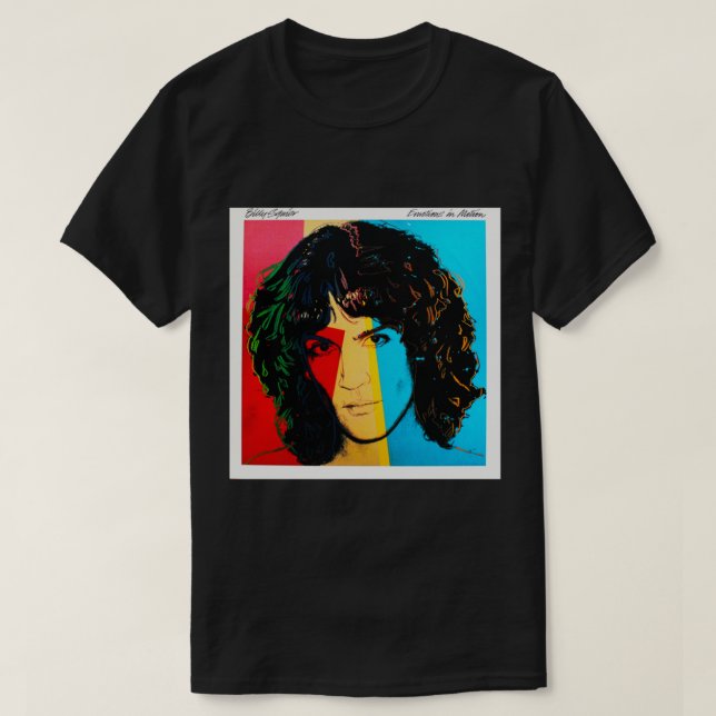 Billy Squier. T-Shirt Premium (Frente do Design)