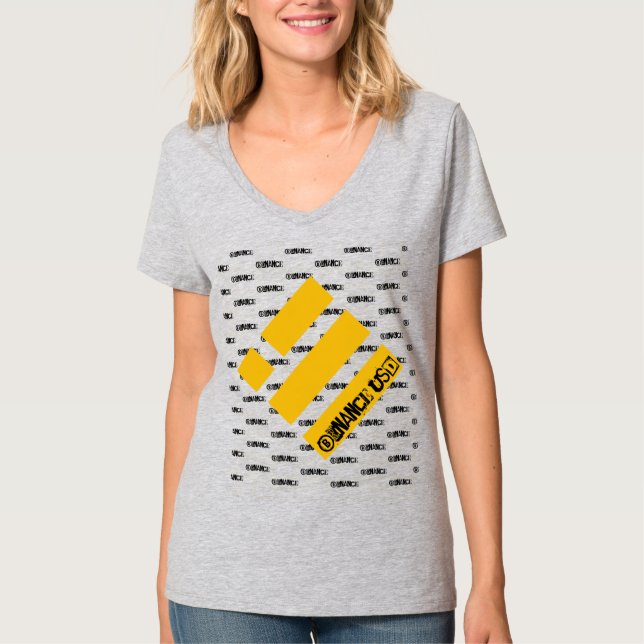 BINANCE USD CRYPTO CURRENCY LOGO T-Shirt (Frente)