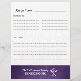 Binário de Livro de Cookbook da Família Qualkboard