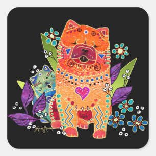 BINDI alisam etiquetas quadradas da comida