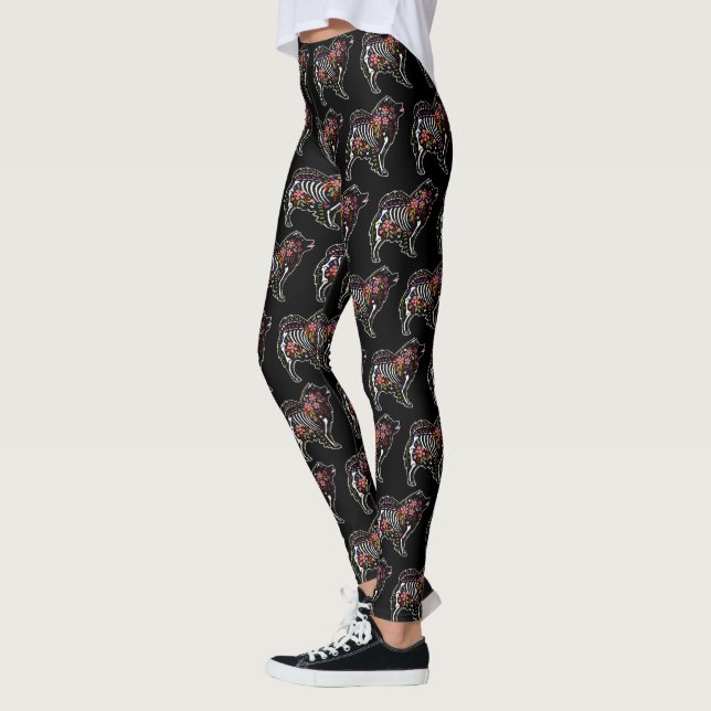 BINDI SUGARSKULL Leggings finlandesas de Lapphund (Esquerda)
