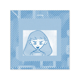 Bingo Anime - Carimbo De Borracha Autopicante